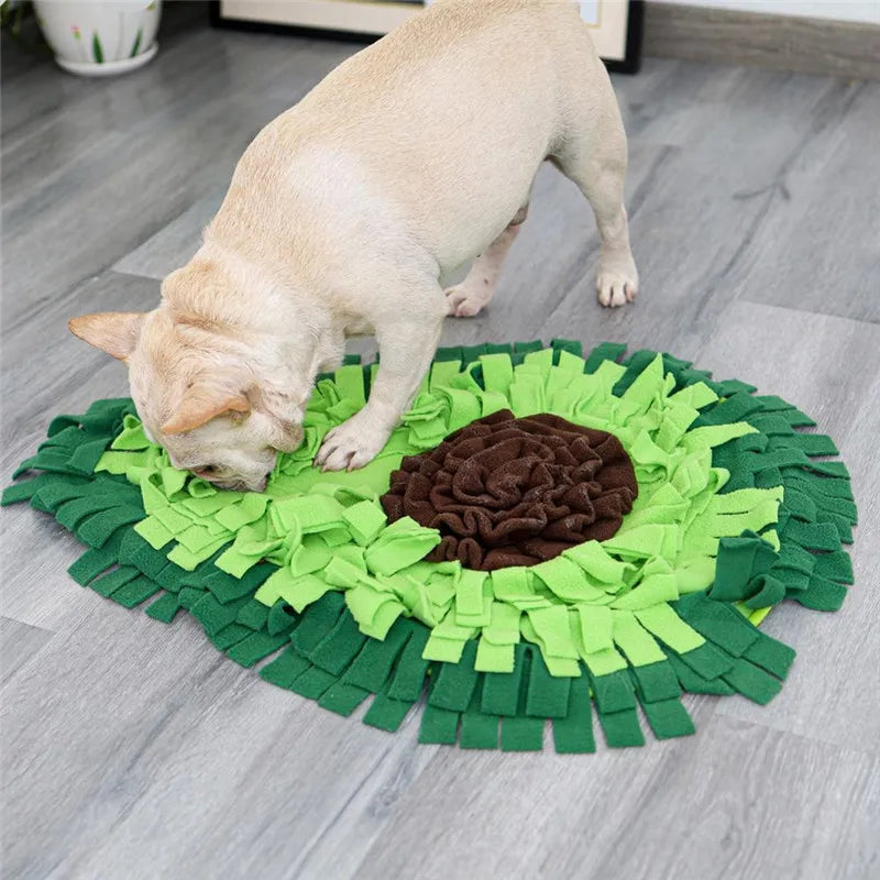 Alfombra Olfativa Interactiva en Forma de Aguacate para Perros y Mascotas (Juguete de Estimulación y Búsqueda)