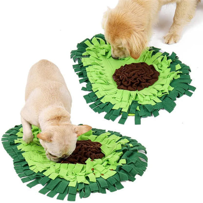 Alfombra Olfativa Interactiva en Forma de Aguacate para Perros y Mascotas (Juguete de Estimulación y Búsqueda)