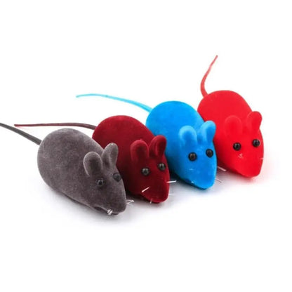 Ratón de Juguete Interactivo con Sonido para Gatos – Simulación Realista con Sonido Squeak