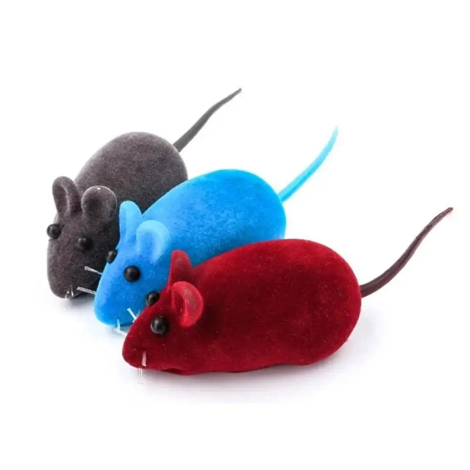 Ratón de Juguete Interactivo con Sonido para Gatos – Simulación Realista con Sonido Squeak