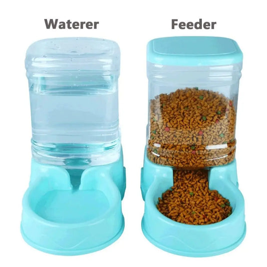 Comedero o Bebedero Automático por Gravedad para Perros y Gatos (3.8L)