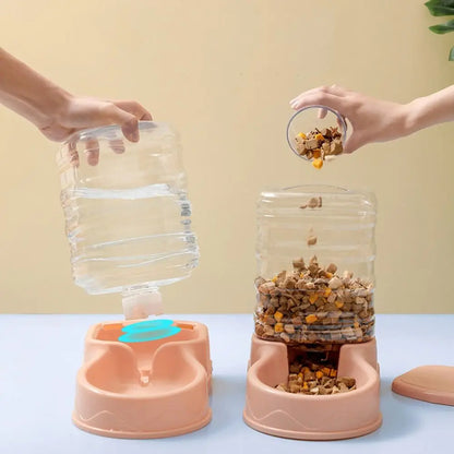 Comedero o Bebedero Automático por Gravedad para Perros y Gatos (3.8L)