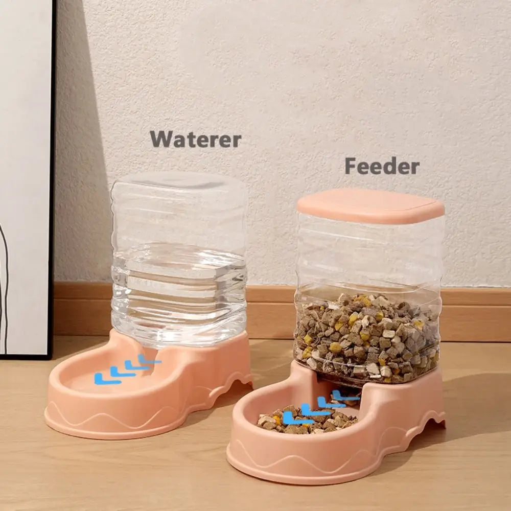 Comedero o Bebedero Automático por Gravedad para Perros y Gatos (3.8L)