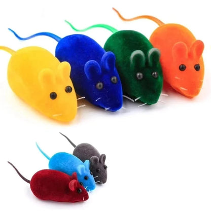 Ratón de Juguete Interactivo con Sonido para Gatos – Simulación Realista con Sonido Squeak