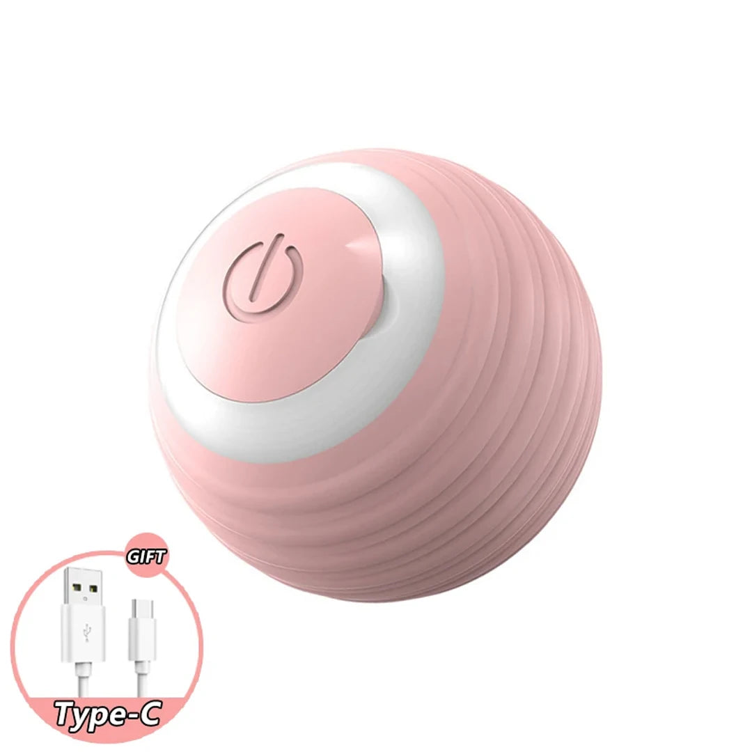 Pelota Interactiva Inteligente para Gatos – Juguete Electrónico con Movimiento Automático