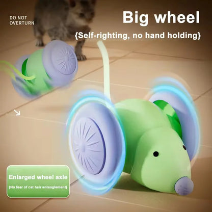 Ratón Eléctrico Interactivo para Gatos – Juguete Automático Inteligente