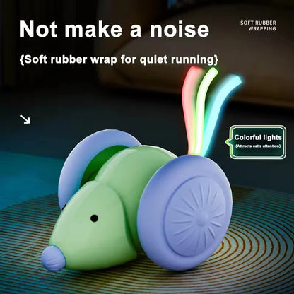Ratón Eléctrico Interactivo para Gatos – Juguete Automático Inteligente