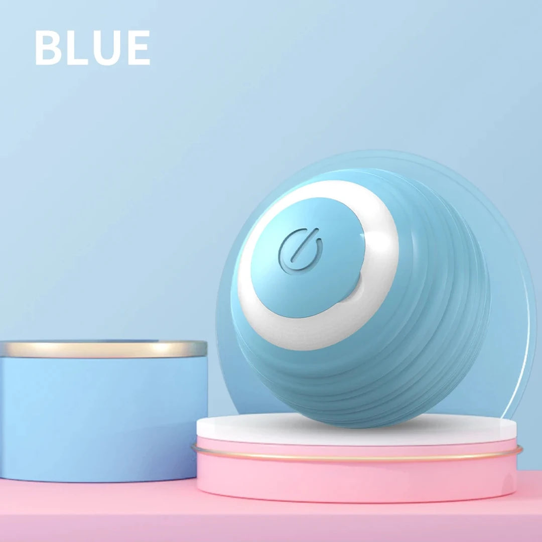Pelota Interactiva Inteligente para Gatos – Juguete Electrónico con Movimiento Automático