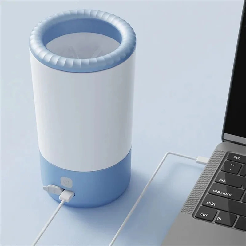 Limpiapatas Automático para Perros y Gatos (Dispensador Portátil Recargable por USB-C)