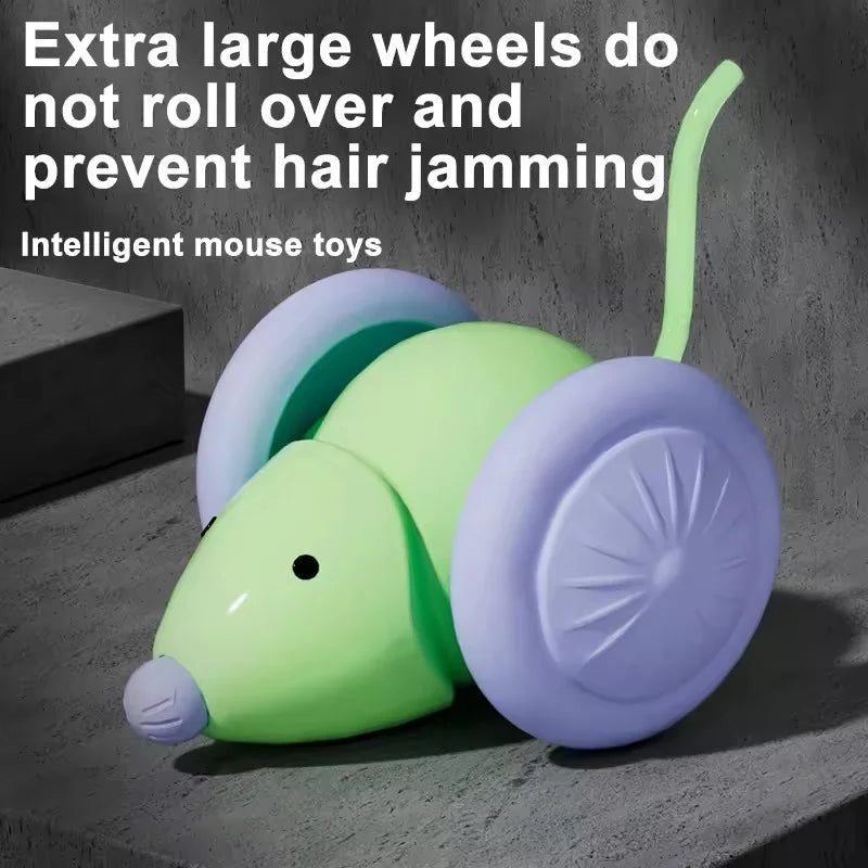 Ratón Eléctrico Interactivo para Gatos – Juguete Automático Inteligente