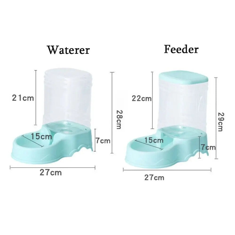 Comedero o Bebedero Automático por Gravedad para Perros y Gatos (3.8L)
