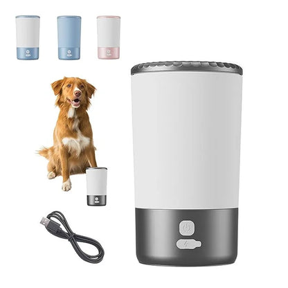 Limpiapatas Automático para Perros y Gatos (Dispensador Portátil Recargable por USB-C)