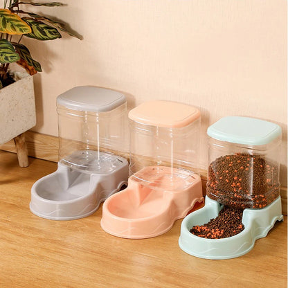 Comedero y Bebedero Automático para Gatos y Perros (Gran Capacidad 3.8L)